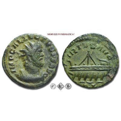 ALLETTO, 293-296 d.C., QUINARIO, Emissione: 293-296 d.C., Zecca di Londinium, Rif. bibl. R.I.C., 55F; Cohen, 85; Metallo: AE, gr. 2,92, (MR150137), Diam.: mm. 18,63, mBB, (R)

Ex Collezione di uno storico romano, ex Moruzzi Numismatica rif. 73926.