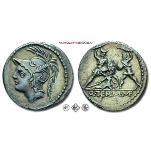 GENS MINUCIA, DENARIO, 103 a.C., (MR10937)
