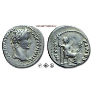 TIBERIO, 14-37 d.C., DENARIO, Emissione: 36-37 d.C., Zecca di Roma, Rif. bibl. R.I.C., 26; Cohen, 16/Fr. 2; Metallo: AR, gr. 3,68, (MR150659), Diam.: mm. 19,41, BB

Ex Numismatica Eugubium.