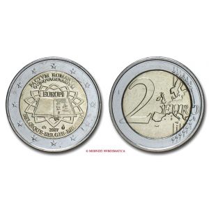 Belgio, 2 euro, 2007, 50° Trattato di Roma, FDC